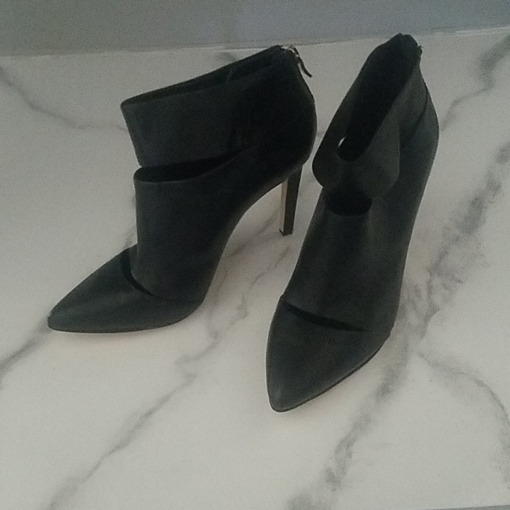 Black Cut Out Booties